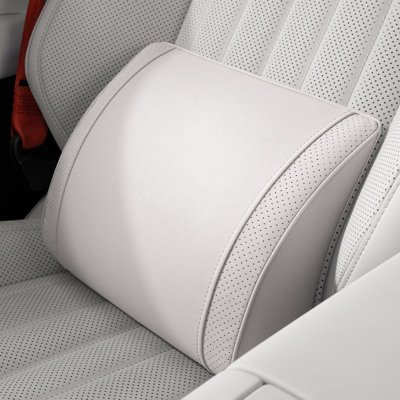 Auto jastuk za glavu s podrškom za vratni dio, Whale marka, vanjski materijal jahtni velur, punjenje cloud cotton, uzorak logotipa marke, univerzalno za sve automobile, pogodno za sve sezone