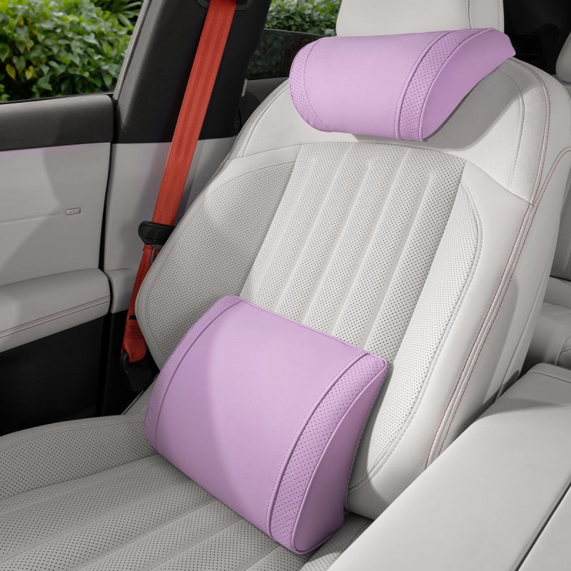 Auto jastuk za glavu s podrškom za vratni dio, Whale marka, vanjski materijal jahtni velur, punjenje cloud cotton, uzorak logotipa marke, univerzalno za sve automobile, pogodno za sve sezone