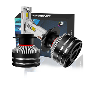 LED фарове за автомобил и фар за мъгла, X20 двойна медна тръба, 65W, 12V, 6000LM, IP68