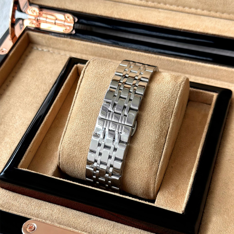 Pablo Raez muški kvarcni sat, kućište i remen od nehrđajućeg čelika, kalendar, vodootpornost 30M, prilagodljiv