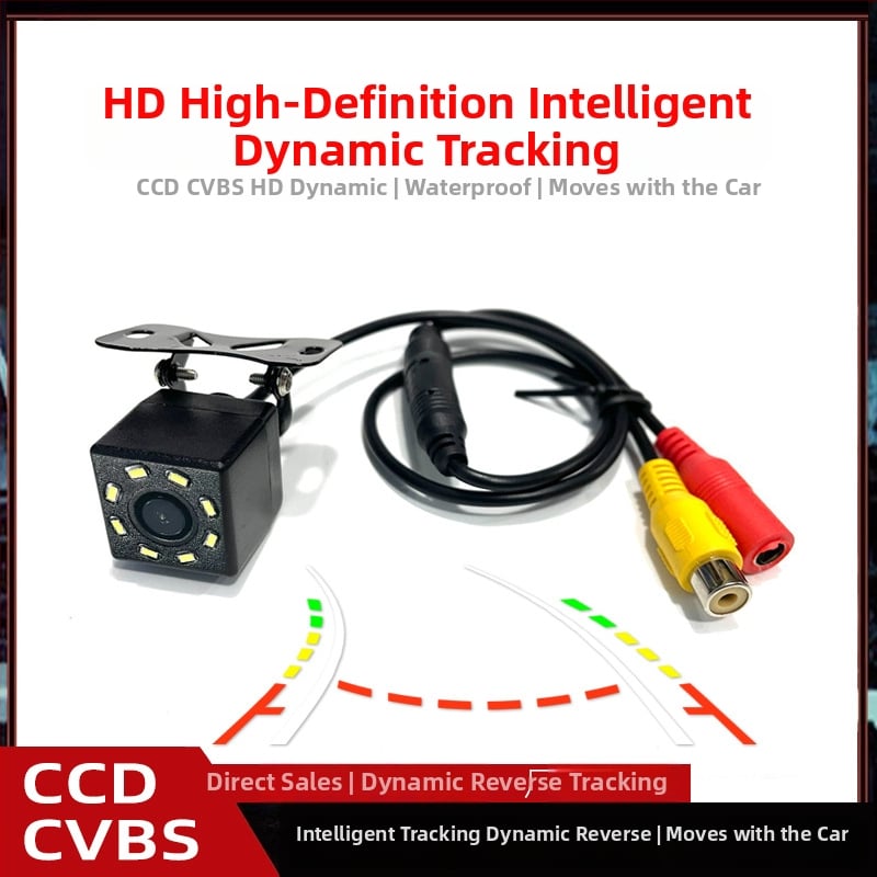 Auto tagurduskamera JF-012, 500TVL lahutusvõime, 170° reguleeritav nurk, 12V toiteallikas, kahekordne video sisend
