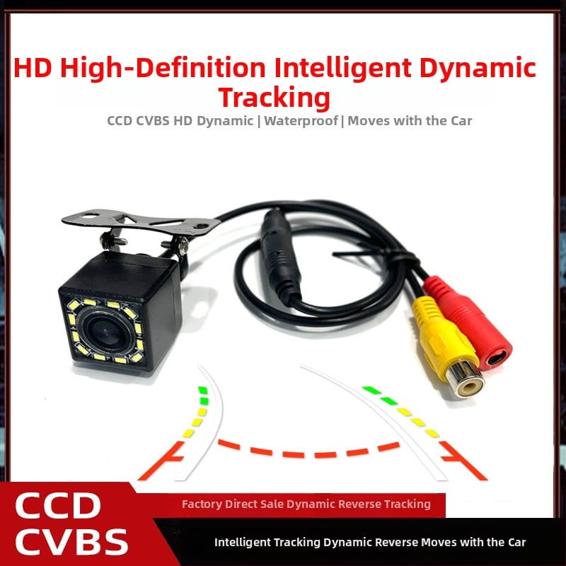 Auto tagurduskamera JF-012, 500TVL lahutusvõime, 170° reguleeritav nurk, 12V toiteallikas, kahekordne video sisend