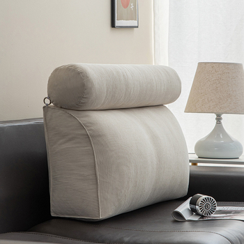 Μαξιλάρι οσφυϊκής στήριξης — πολυεστερικό κάλυμμα, γέμισμα από PP βάμβακι, δυνατότητα προσαρμογής, απλό στυλ