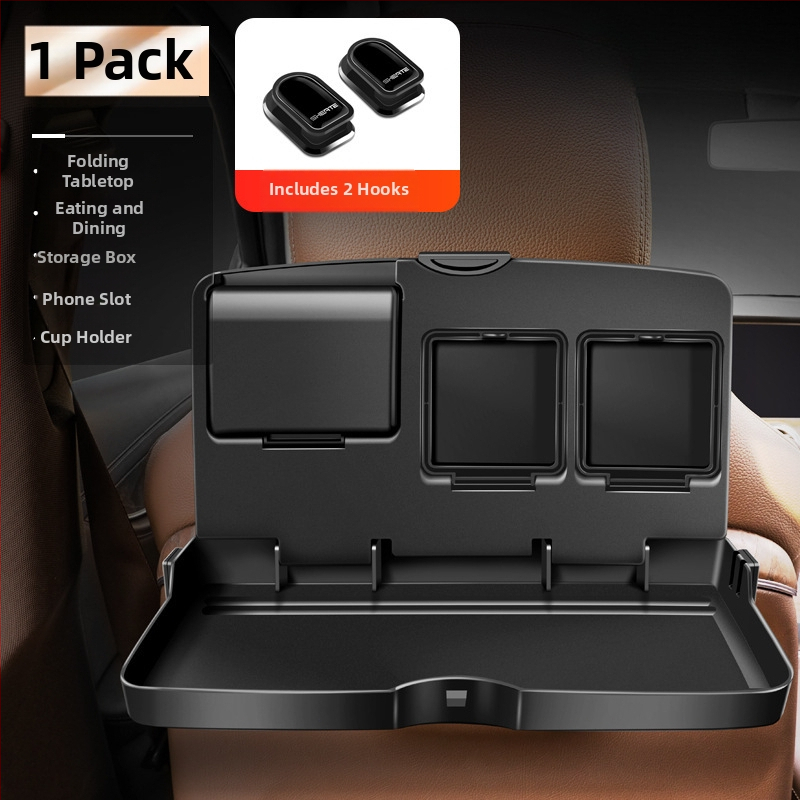 Galinis sulankstomas staliukas automobiliui, plastikinis, daugiafunkcinis, sienos montavimas, universalus