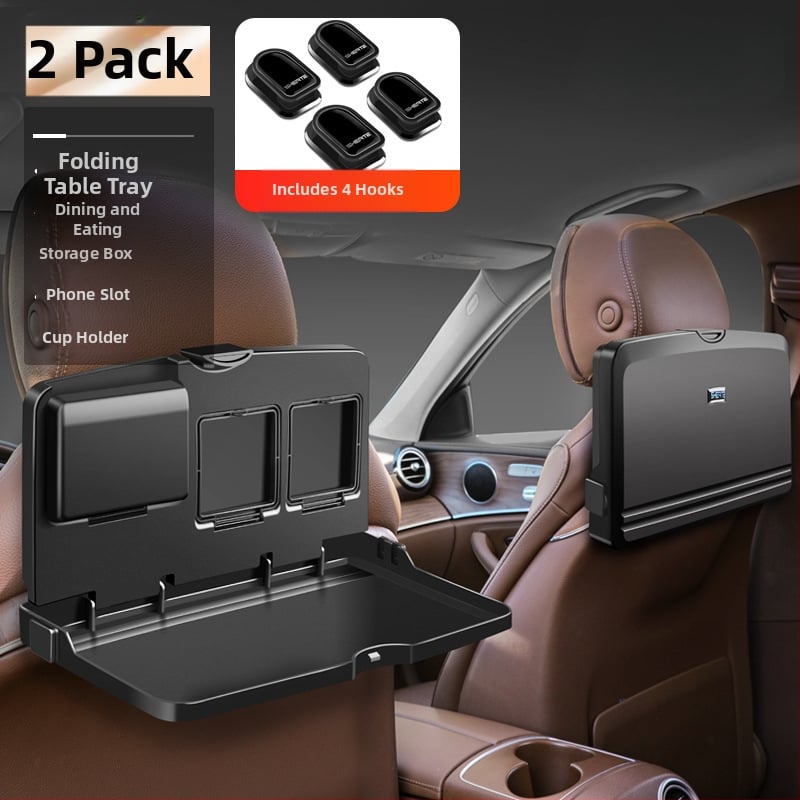 Galinis sulankstomas staliukas automobiliui, plastikinis, daugiafunkcinis, sienos montavimas, universalus