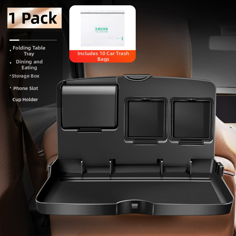 Galinis sulankstomas staliukas automobiliui, plastikinis, daugiafunkcinis, sienos montavimas, universalus