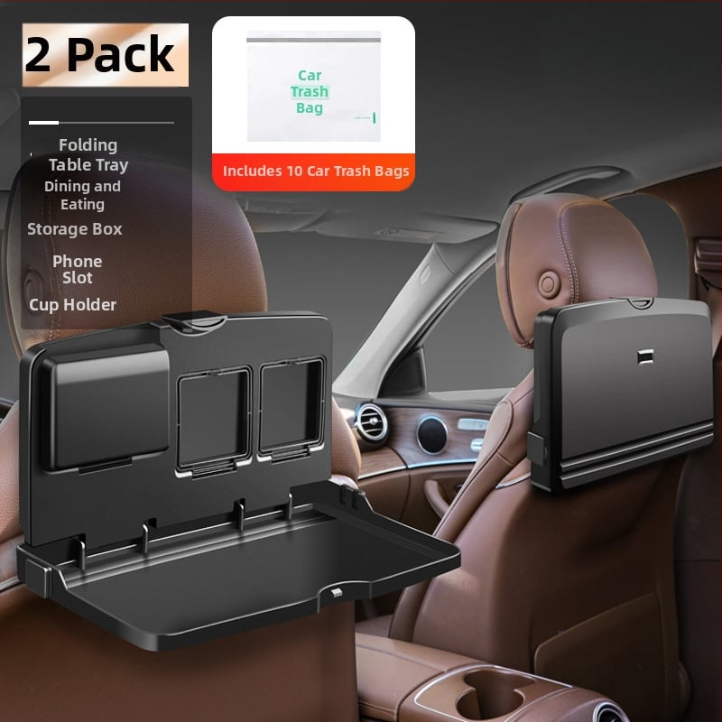 Galinis sulankstomas staliukas automobiliui, plastikinis, daugiafunkcinis, sienos montavimas, universalus