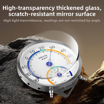 Măsurător de temperatură și umiditate pentru interior, cu precizie înaltă, marca Yiboshi; potrivit pentru locuințe, laborator, farmacie, seră și depozit