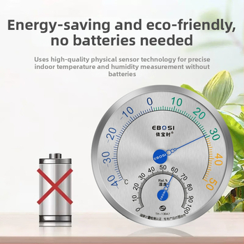 Măsurător de temperatură și umiditate pentru interior, cu precizie înaltă, marca Yiboshi; potrivit pentru locuințe, laborator, farmacie, seră și depozit