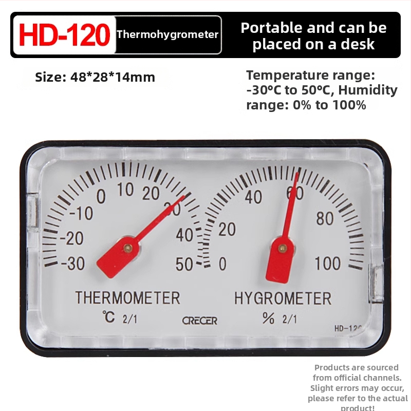 Crecer CR-17 Iekštelpu termohigrometrs; dubultā uzstādīšana (vertikāli vai pakārts); augsta precizitāte temperatūras un mitruma mērīšanai bērnu un vecāku telpām