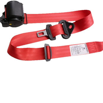 Trīspunktu automātiskā regulējamā auto drošības josta, poliesters