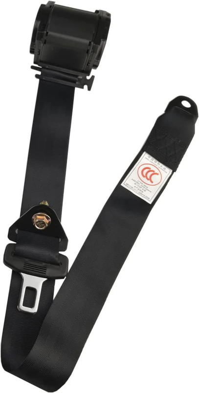 Trīspunktu automātiskā regulējamā auto drošības josta, poliesters