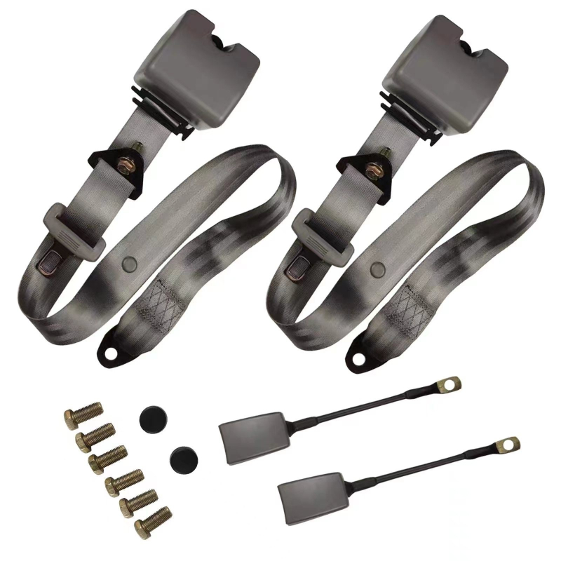 Trīspunktu automātiskā regulējamā auto drošības josta, poliesters