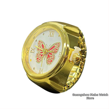 Žiedinis laikrodis – Kvarcinis SL68 mechanizmas; Nerūdijančio plieno dirželis; Korpusas: lydinys; Vandens atsparumas: Nėra atsparumo vandeniui