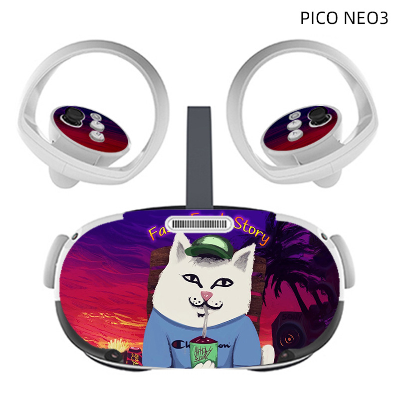 TX spēļu konsoles uzlīmes PICO NEO 3 VR brillēm, HD aizsargfilma, izgatavotas pēc zīmējumiem