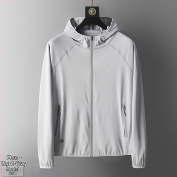 Anloma kültéri szélkabát – uniszex, lélegző anyag 87% poliészter, 13% spandex, UV50+ védelem, kapucnis, nyár–tavasz