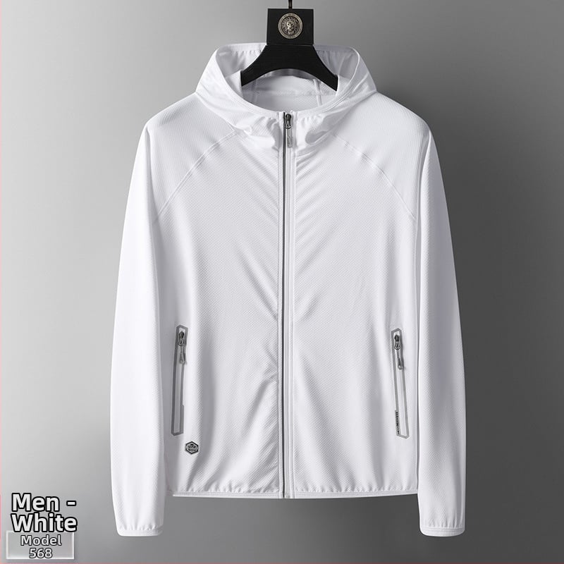 Anloma kültéri szélkabát – uniszex, lélegző anyag 87% poliészter, 13% spandex, UV50+ védelem, kapucnis, nyár–tavasz