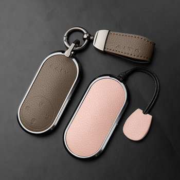 Kućište za ključeve Wenjie M9 od ovčje kože, visokokvalitetan kožni poklopac, kompatibilno s Huawei AITO Ultra/Max Edition, M7 Extended Range, M5, M8; bez prilagođavanja