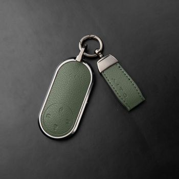 Kućište za ključeve Wenjie M9 od ovčje kože, visokokvalitetan kožni poklopac, kompatibilno s Huawei AITO Ultra/Max Edition, M7 Extended Range, M5, M8; bez prilagođavanja