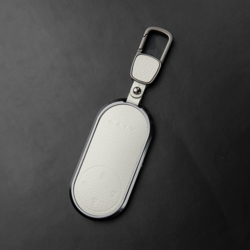 Kućište za ključeve Wenjie M9 od ovčje kože, visokokvalitetan kožni poklopac, kompatibilno s Huawei AITO Ultra/Max Edition, M7 Extended Range, M5, M8; bez prilagođavanja