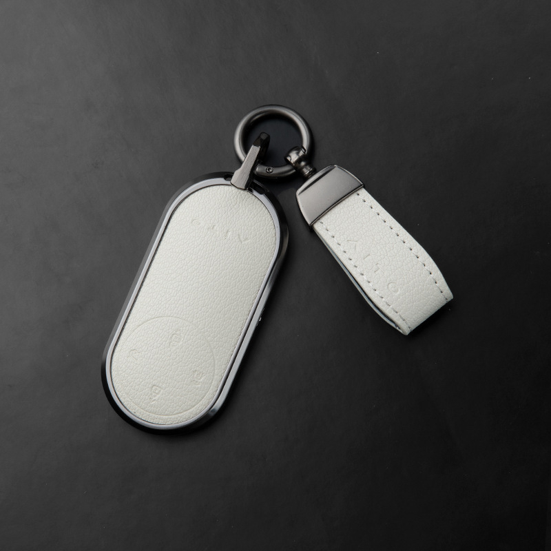 Kućište za ključeve Wenjie M9 od ovčje kože, visokokvalitetan kožni poklopac, kompatibilno s Huawei AITO Ultra/Max Edition, M7 Extended Range, M5, M8; bez prilagođavanja