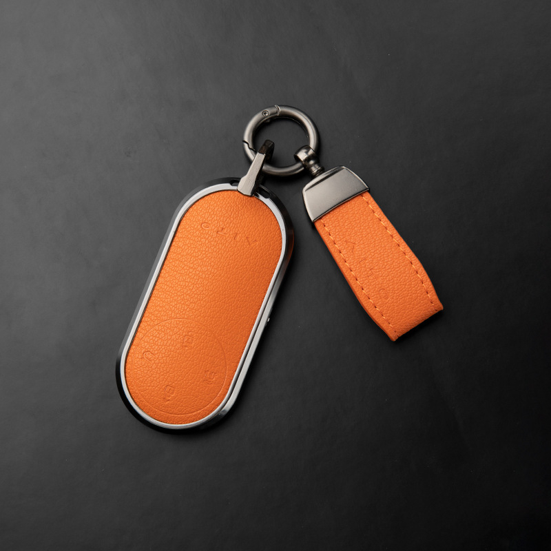 Kućište za ključeve Wenjie M9 od ovčje kože, visokokvalitetan kožni poklopac, kompatibilno s Huawei AITO Ultra/Max Edition, M7 Extended Range, M5, M8; bez prilagođavanja