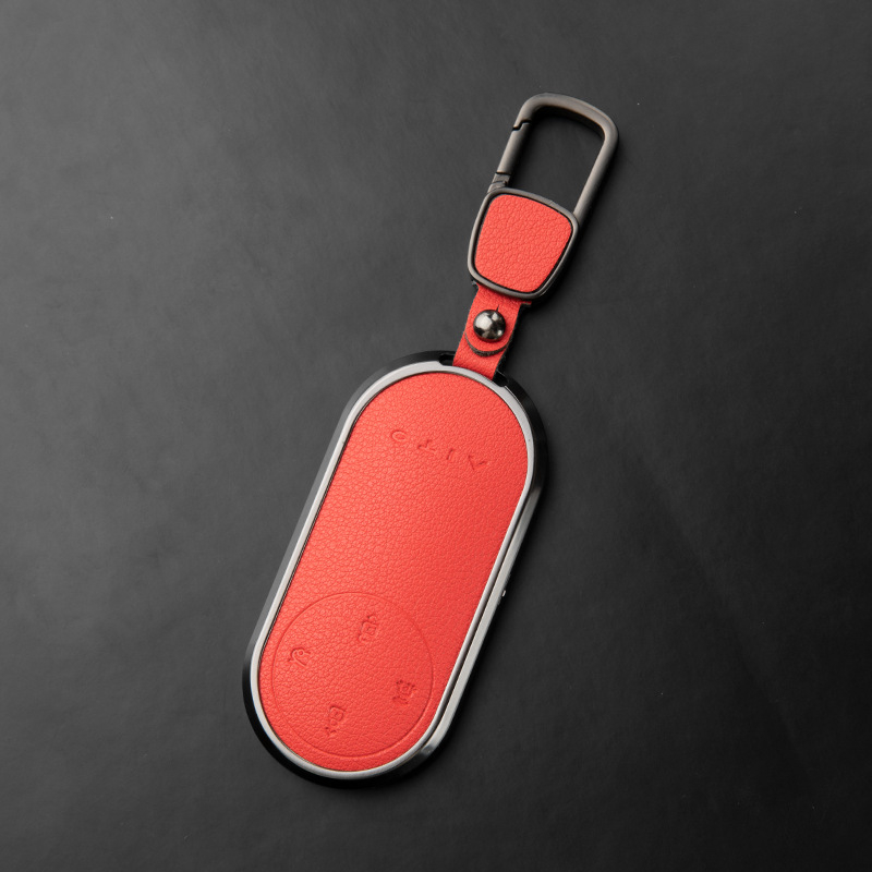 Kućište za ključeve Wenjie M9 od ovčje kože, visokokvalitetan kožni poklopac, kompatibilno s Huawei AITO Ultra/Max Edition, M7 Extended Range, M5, M8; bez prilagođavanja