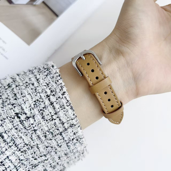 Feidi nahast rihm Apple Watch S10 jaoks teemantide akcentide ja nelja lehe motiiviga (Materjal: naturaalse nahk; Stiil: mood; Bränd: Feidi; Ühilduvus: Apple Watch S10)