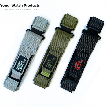 Najlon Velcro sportski remen za sat, sportski stil, sučelje 20/22 mm, kompatibilan sa Samsung, Apple, univerzalno, Jialing, Huawei, Fitbit