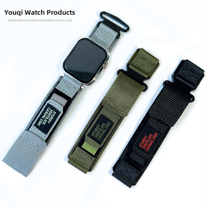 Najlon Velcro sportski remen za sat, sportski stil, sučelje 20/22 mm, kompatibilan sa Samsung, Apple, univerzalno, Jialing, Huawei, Fitbit