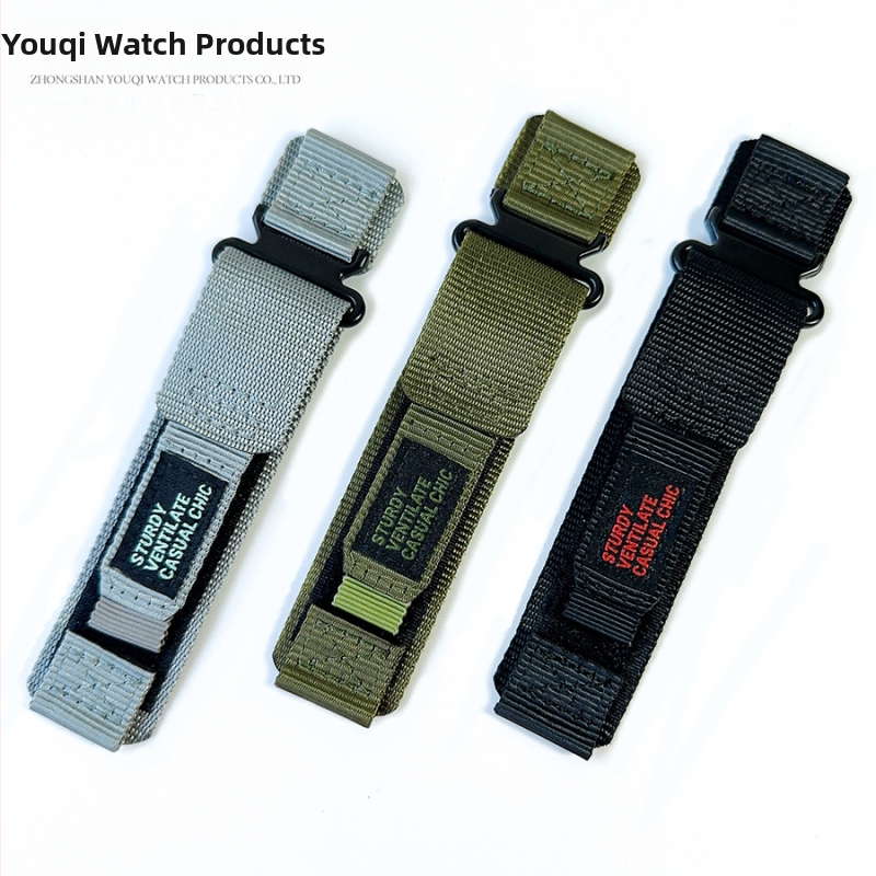 Najlon Velcro sportski remen za sat, sportski stil, sučelje 20/22 mm, kompatibilan sa Samsung, Apple, univerzalno, Jialing, Huawei, Fitbit