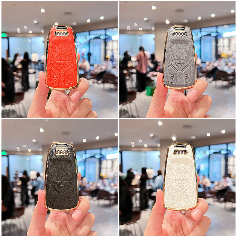 Võtmefob kate Audi A4L, A3/A5/A6L/A8L/Q5L/Q7/TT, TPU, Kõrge kvaliteediga, Bränd Pretty Eight
