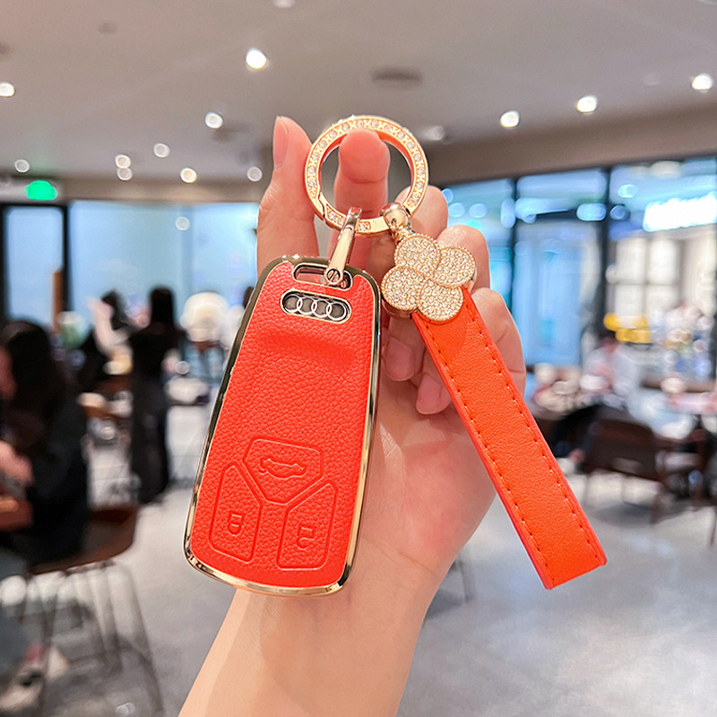 Võtmefob kate Audi A4L, A3/A5/A6L/A8L/Q5L/Q7/TT, TPU, Kõrge kvaliteediga, Bränd Pretty Eight