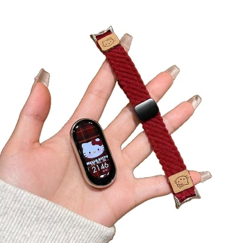 Corduroy каишка за Xiaomi Mi Band 9 — Jinlianfa, зима 2025, минималистичен и универсален стил