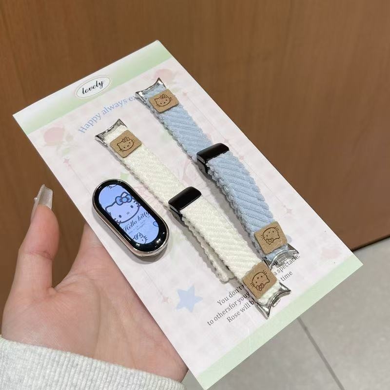 Corduroy каишка за Xiaomi Mi Band 9 — Jinlianfa, зима 2025, минималистичен и универсален стил