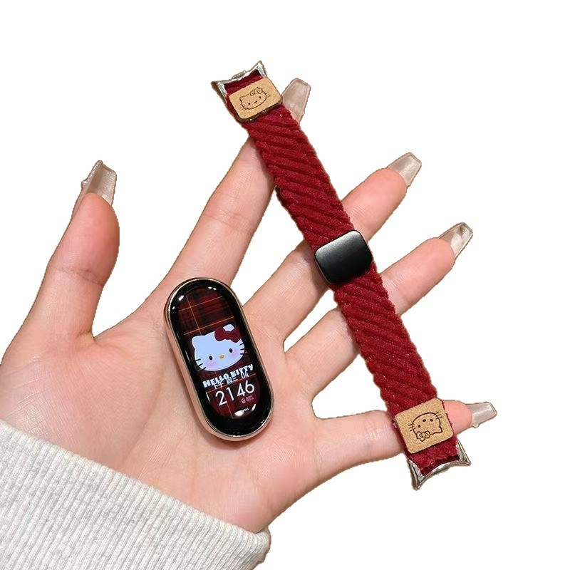 Corduroy каишка за Xiaomi Mi Band 9 — Jinlianfa, зима 2025, минималистичен и универсален стил