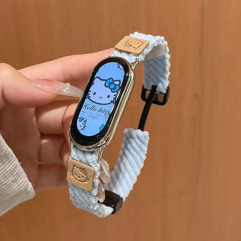 Corduroy каишка за Xiaomi Mi Band 9 — Jinlianfa, зима 2025, минималистичен и универсален стил