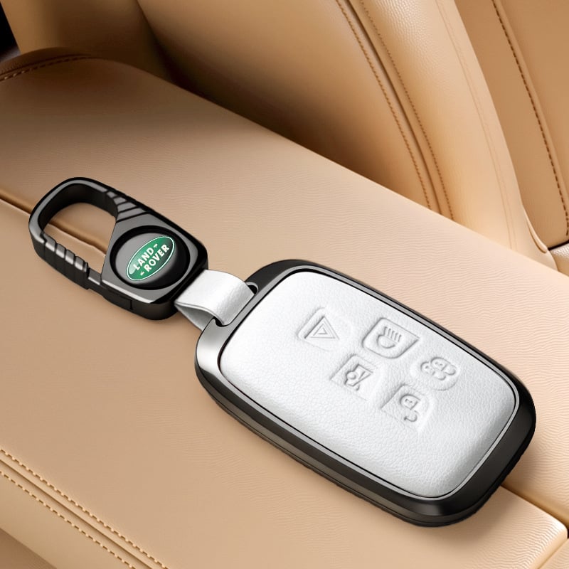 Land Rover võtmeümbris — ühildu Range Rover Evoque, Discovery 4, Velar, Freelander 2, Defender (Materjal: tsinkide segu; Bränd: PCS; Stiil: äriline; Kohandamine: Jah)