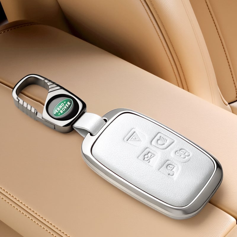Land Rover võtmeümbris — ühildu Range Rover Evoque, Discovery 4, Velar, Freelander 2, Defender (Materjal: tsinkide segu; Bränd: PCS; Stiil: äriline; Kohandamine: Jah)