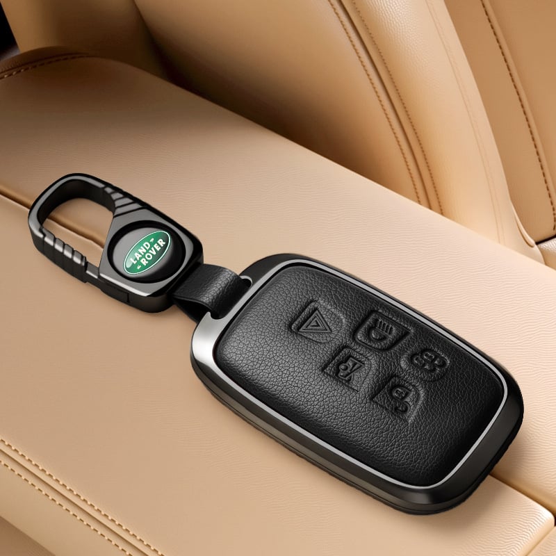 Land Rover võtmeümbris — ühildu Range Rover Evoque, Discovery 4, Velar, Freelander 2, Defender (Materjal: tsinkide segu; Bränd: PCS; Stiil: äriline; Kohandamine: Jah)