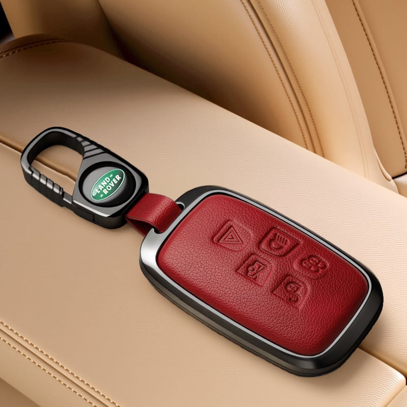 Land Rover võtmeümbris — ühildu Range Rover Evoque, Discovery 4, Velar, Freelander 2, Defender (Materjal: tsinkide segu; Bränd: PCS; Stiil: äriline; Kohandamine: Jah)