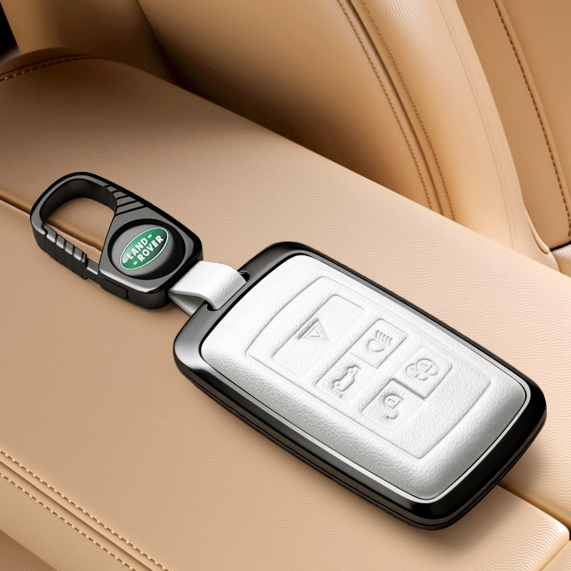Land Rover võtmeümbris — ühildu Range Rover Evoque, Discovery 4, Velar, Freelander 2, Defender (Materjal: tsinkide segu; Bränd: PCS; Stiil: äriline; Kohandamine: Jah)