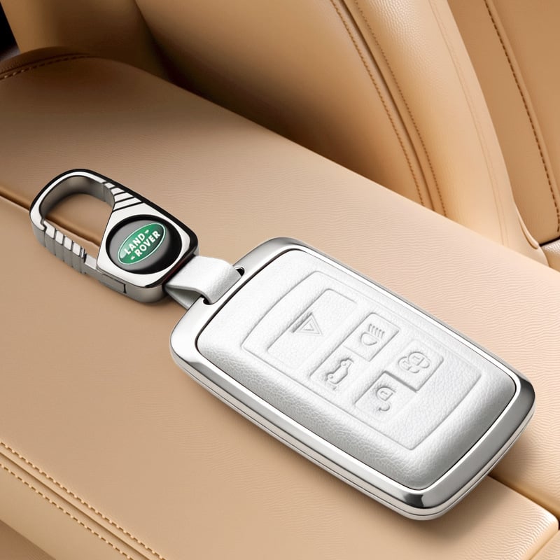 Land Rover võtmeümbris — ühildu Range Rover Evoque, Discovery 4, Velar, Freelander 2, Defender (Materjal: tsinkide segu; Bränd: PCS; Stiil: äriline; Kohandamine: Jah)