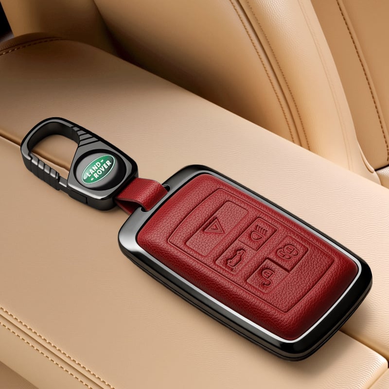 Land Rover võtmeümbris — ühildu Range Rover Evoque, Discovery 4, Velar, Freelander 2, Defender (Materjal: tsinkide segu; Bränd: PCS; Stiil: äriline; Kohandamine: Jah)