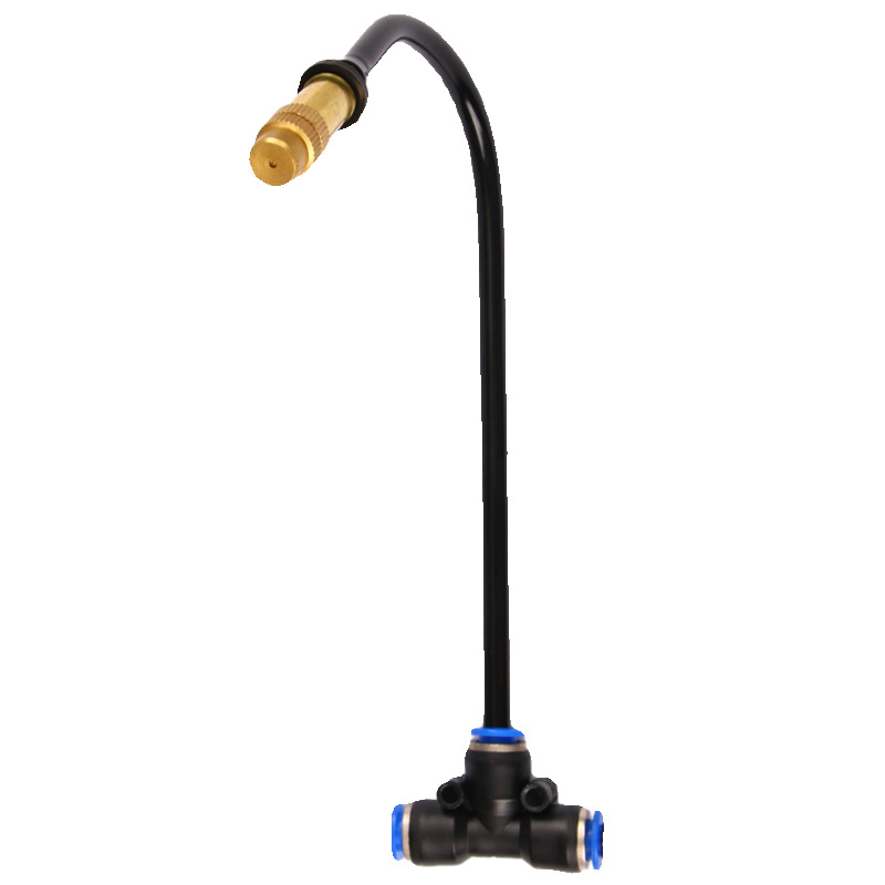 Свързвач за капково напояване – универсален регулируем накрайник, бърза връзка, тройна връзка