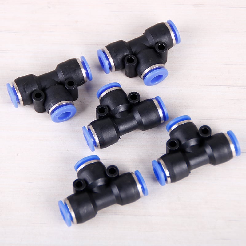 Свързвач за капково напояване – универсален регулируем накрайник, бърза връзка, тройна връзка