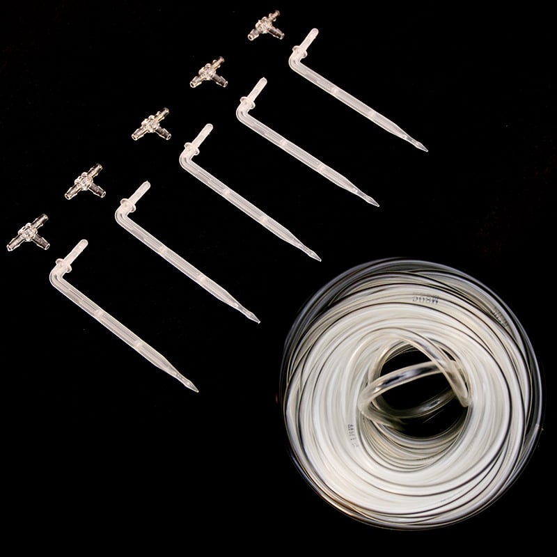 Свързвач за капково напояване – универсален регулируем накрайник, бърза връзка, тройна връзка