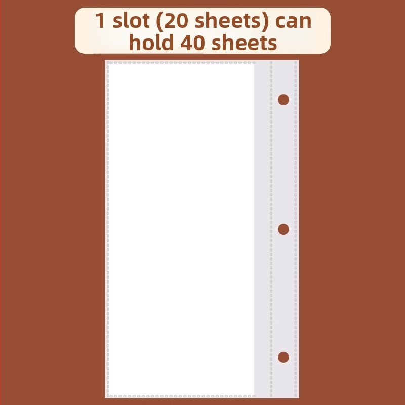 PU odos knyga depozitų ir bilietų laikymui – filmo bilietas, traukinio bilietas ir greitojo traukinio bilietas – Prekės ženklas Reverse, Modelis Bill collection book, Produkto kodas 766439295239