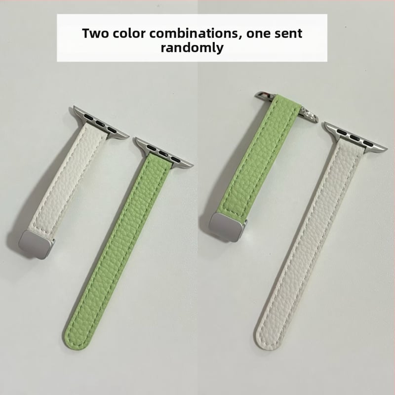 Кожена каишка за часовник Forest Wolf, естествена кожа, магнитно закопчаване, модерен стил