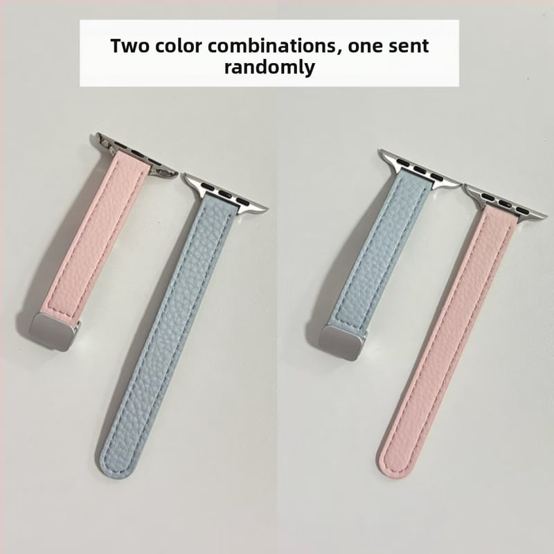 Кожена каишка за часовник Forest Wolf, естествена кожа, магнитно закопчаване, модерен стил